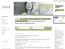 Tablet Screenshot of job24.de